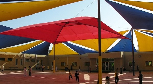 مظلات مدارس